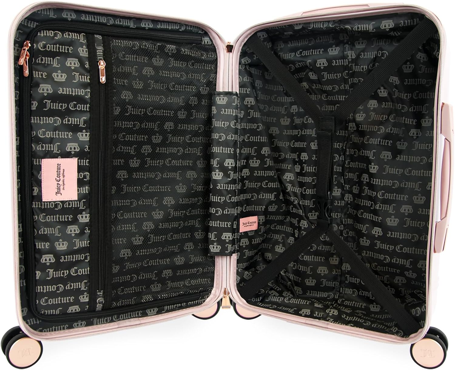 Juicy Couture Chelise Hardside 2pc Set - 21" carry-on and 13" vanity case