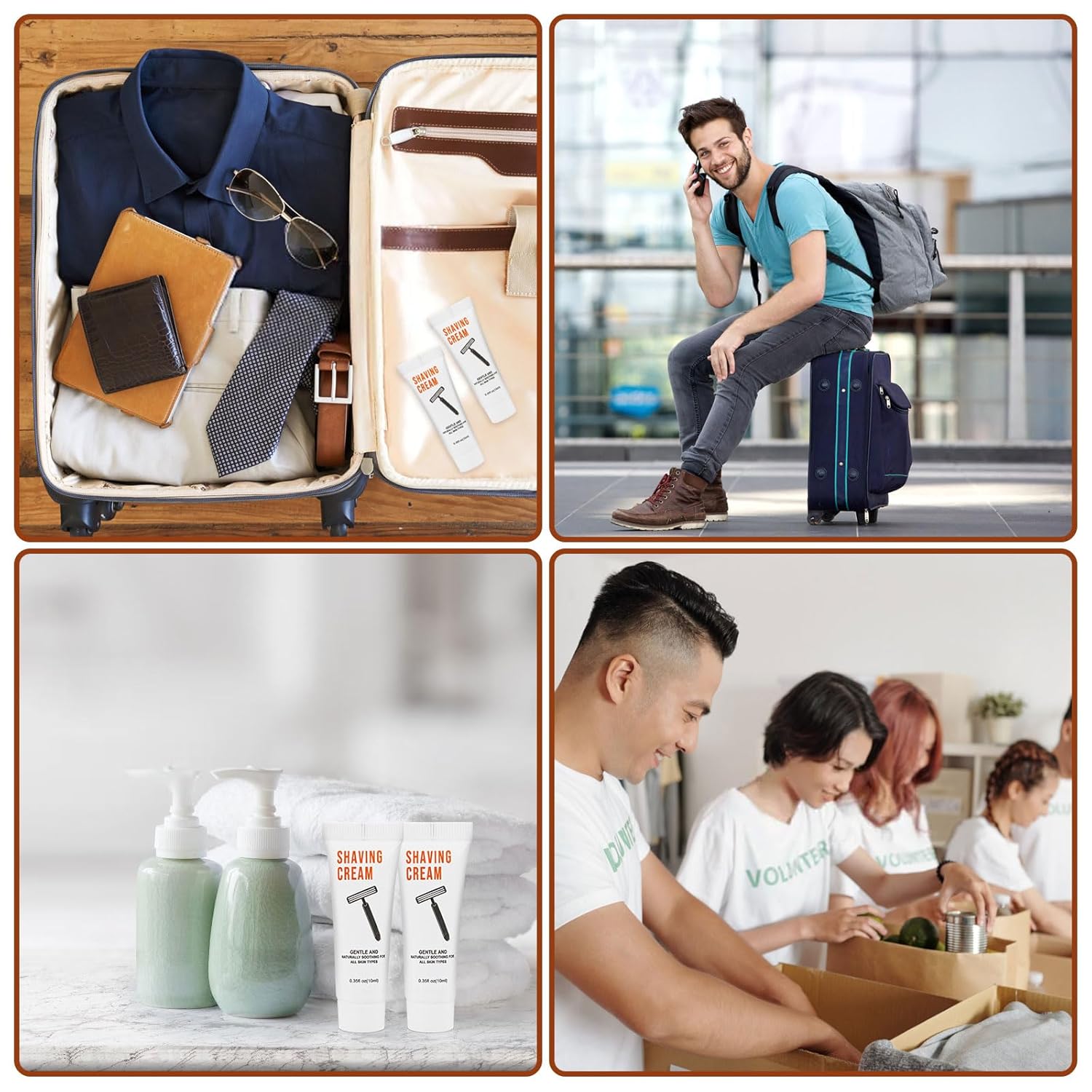 50 Shaving Cream Bulk Travel 10ml/0.35fl oz,Disposable Shaving Cream in Bulk Travel Shave Cream for Hotel Homeless,Jasmine - Image 6