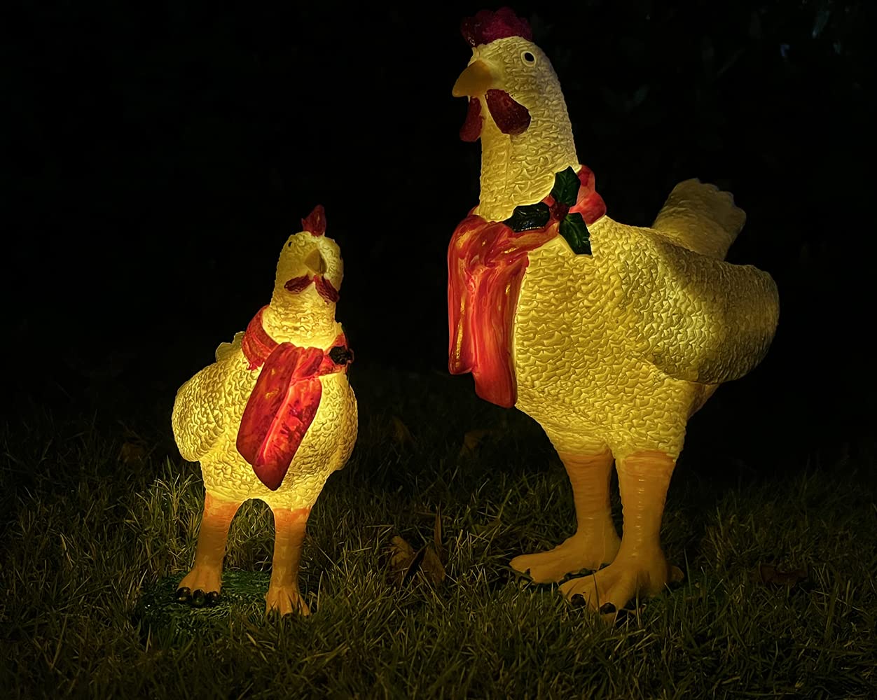 Generic Oplichtende RGB-acryl Lichtgevende Kip met Sjaal voor