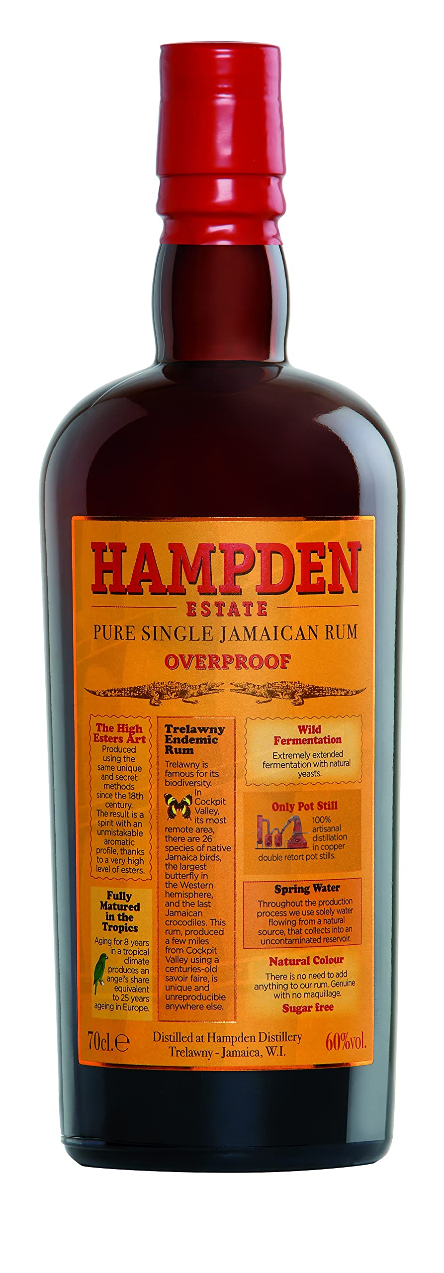Hampden Hampden Estate Pure Single Jamaican Rum OVERPROOF 60% Vol. 0,7l in Giftbox - 700 ml