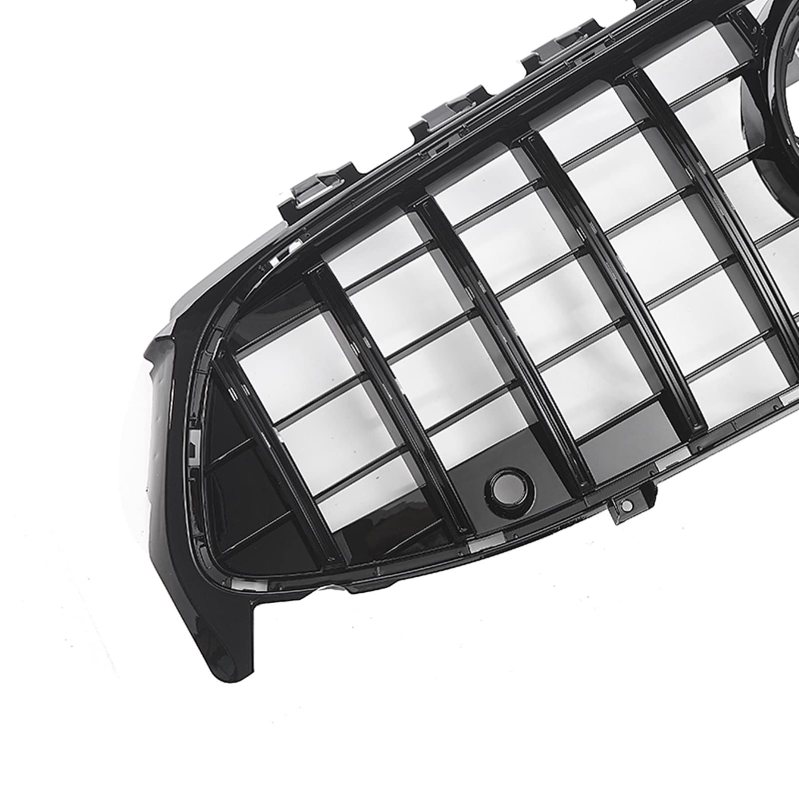 CHEVVY Griglia Anteriore Nero Auto Paraurti Superiore Cofano Maglia Griglie per Benz Classe CLA W118 2019.7-2022 CLA45 CLA63 AMG CLA250 CLA35 GT Accessori