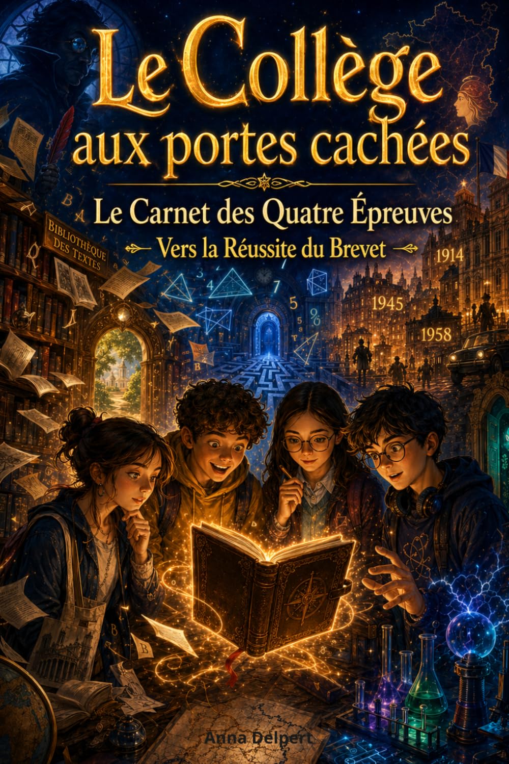 Le Collège aux portes cachées Le Carnet des Quatre Épreuves Vers la réussite du brevet: Un roman jeunesse fantastique pour réviser le brevet, ... gagner confiance avant les épreuves du DNB.