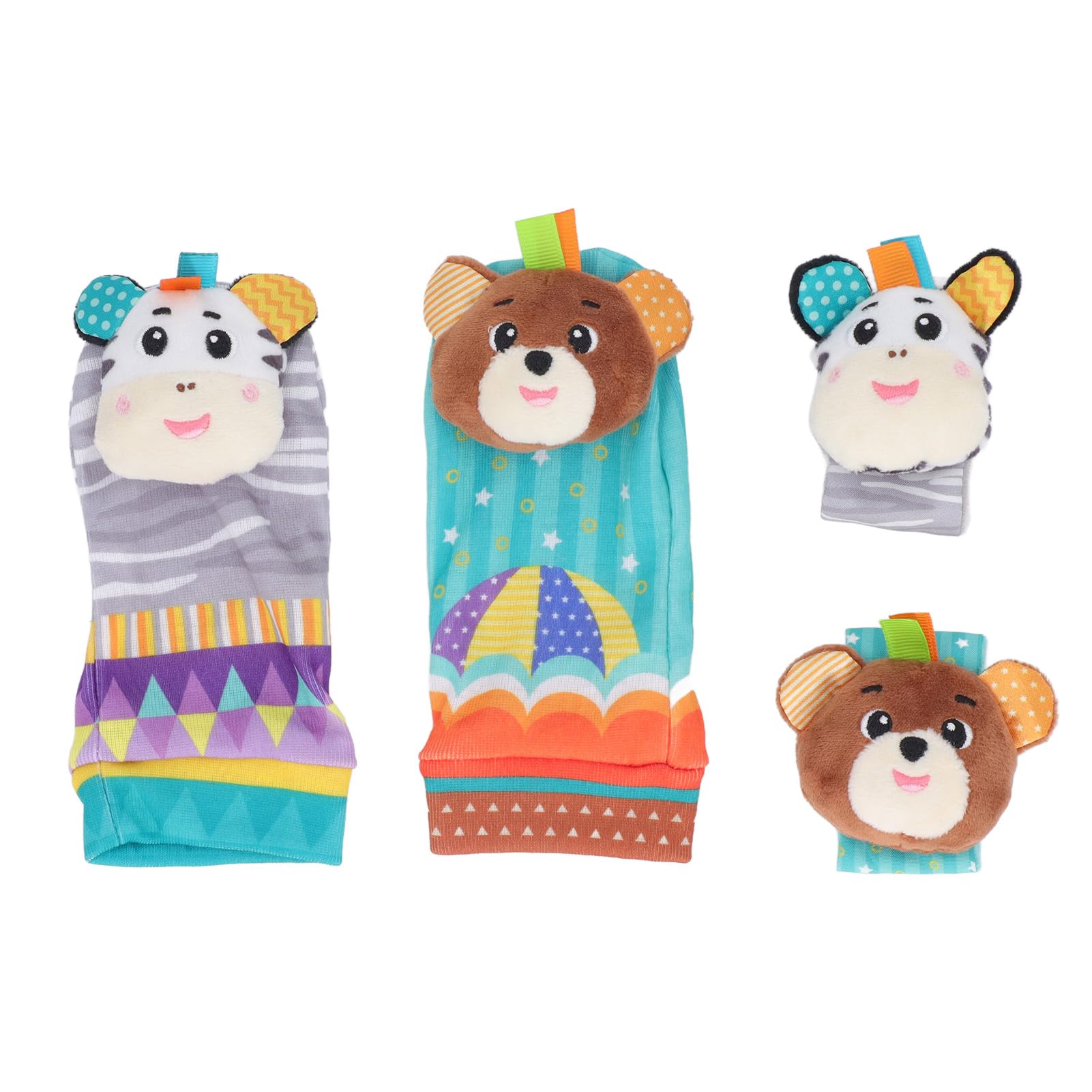Chaussettes à Hochet Montessori pour Bébé - 4 paires – Les jeux Montessori Chaussettes à Hochet Montessori pour Bébé - 4 paires – Les jeux Montessori