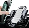 andobil Car Phone Mount - Military Sturdy, Firmly Grip & Never Slip, Ultra Stable, Easy Used, Compatible with iPhone 16 Pro Max, 16, 15, 14, 13, 12 Android Samsung S24 S23, Silver Car Vent Accessories