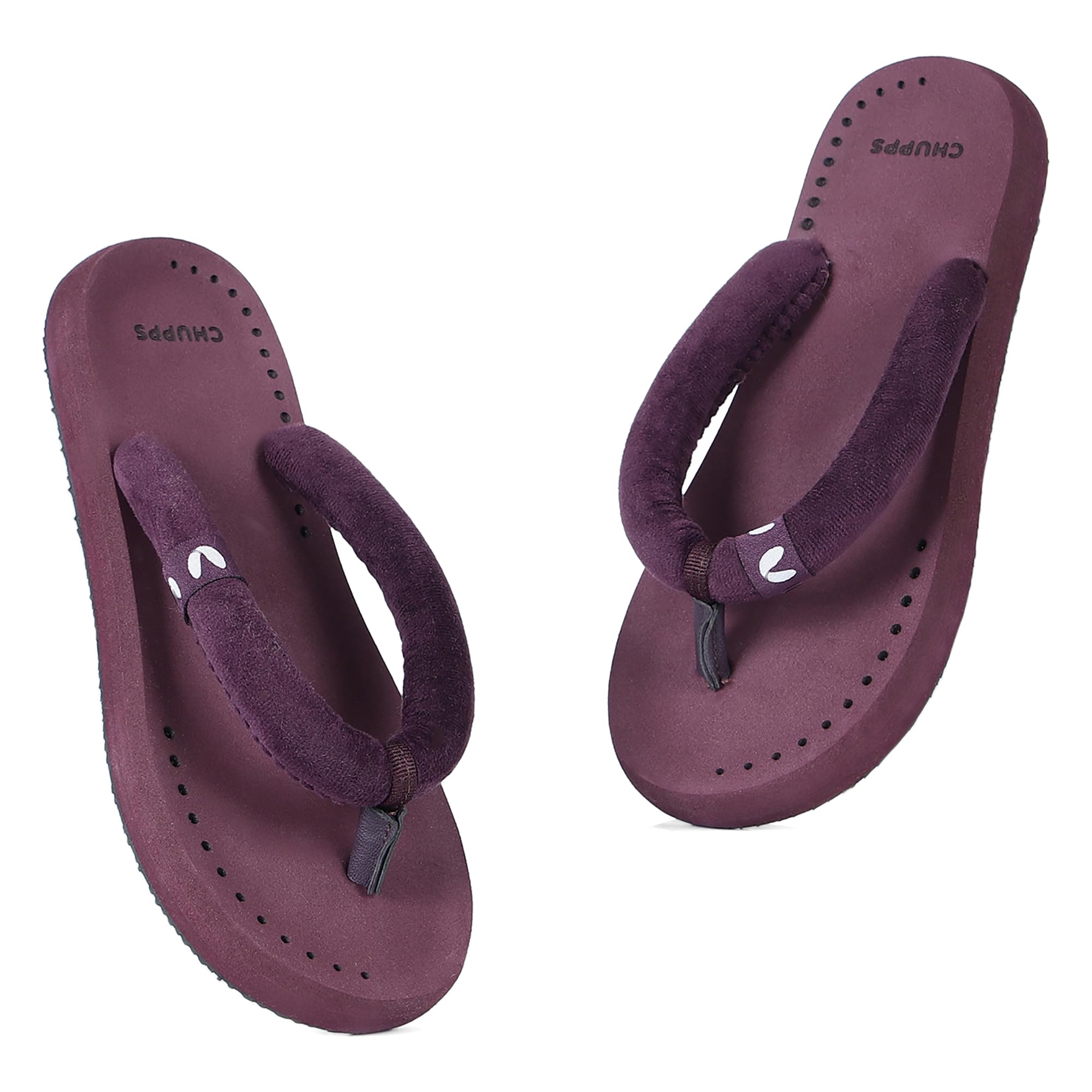 Plush Beige Drift Orthopedic Slippers | Soft Footpharma Footbed | Breathable Ventilation Holes | Lightweight Flip Flops | Anti-Skid Chappals for Everyday For Womens-image-14