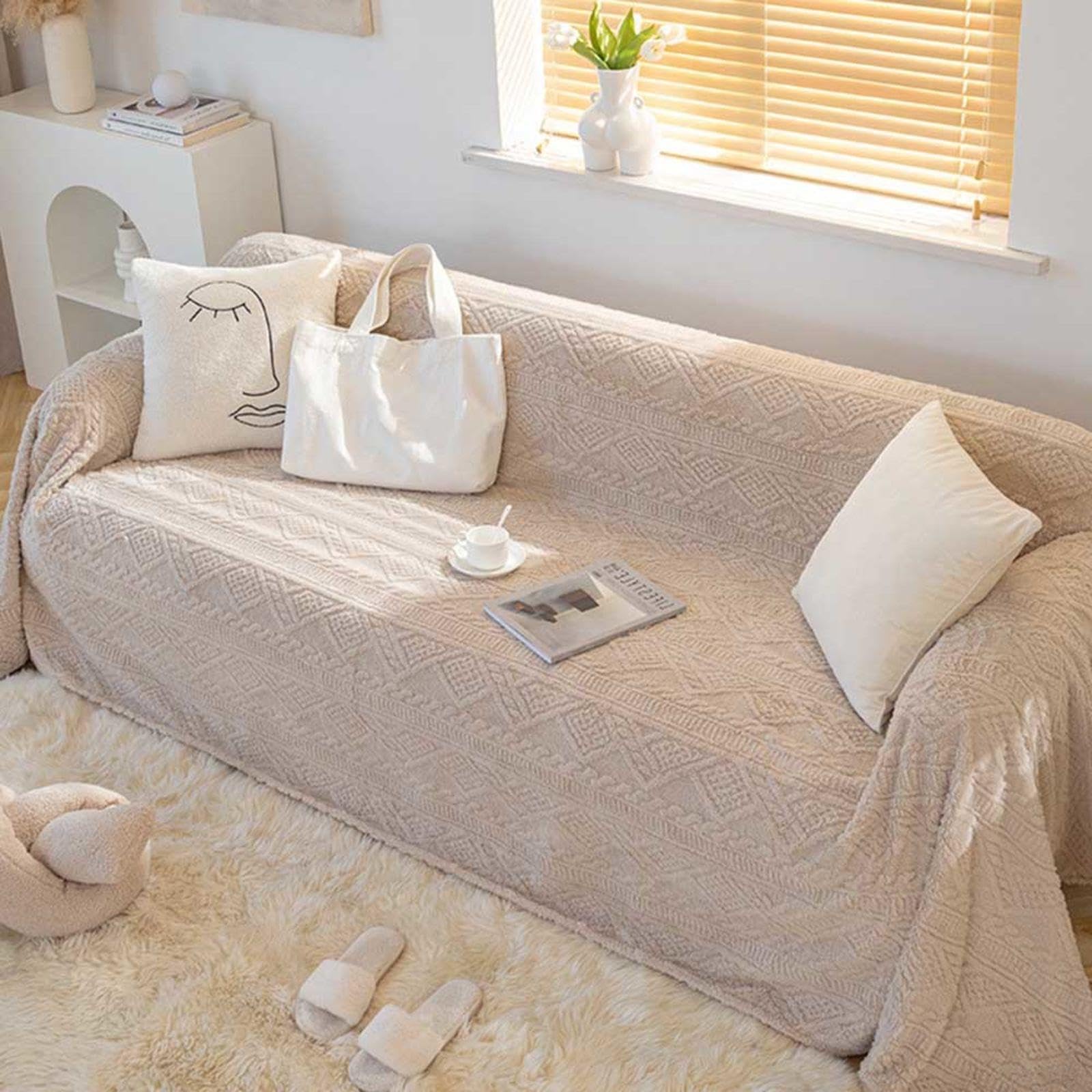 Extra Large Sofa Throws D180x340cm Soft and Stylish Throws for 4 Seater Sofas — image 1