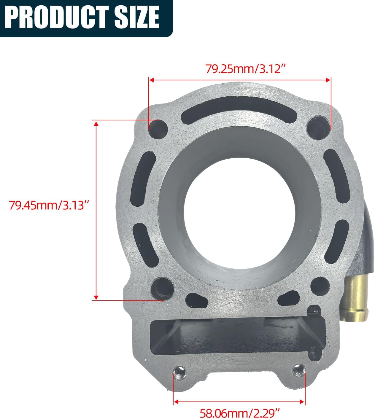 72mm Water Cooling MotorcycleCylinder Piston Rings Gasket Set Rebuild Kit Compatible with Honda CN250 CF250 CH250