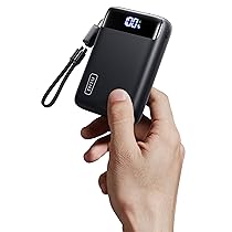INIU Power Bank, 20000mAh Caricatore Portatile 22.5W Ricarica Rapida,Display LED PD3.1 Batteria Esterna Powerbank Compatibile con MacBook iPhone16 15 14 Plus Pro Max Galaxy S24 Ultra Steam Deck iPad