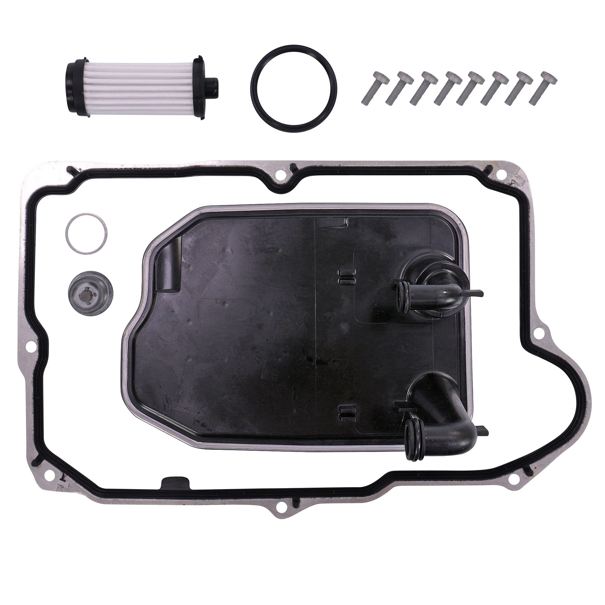 BESTPRICE 1x set di filtri idraulici per cambio automatico incl. guarnizione e anello di tenuta Compatibile con MERCEDES-BENZ Classe A (W176, W177), Classe B (W246, W242), CLA (C117, X117)