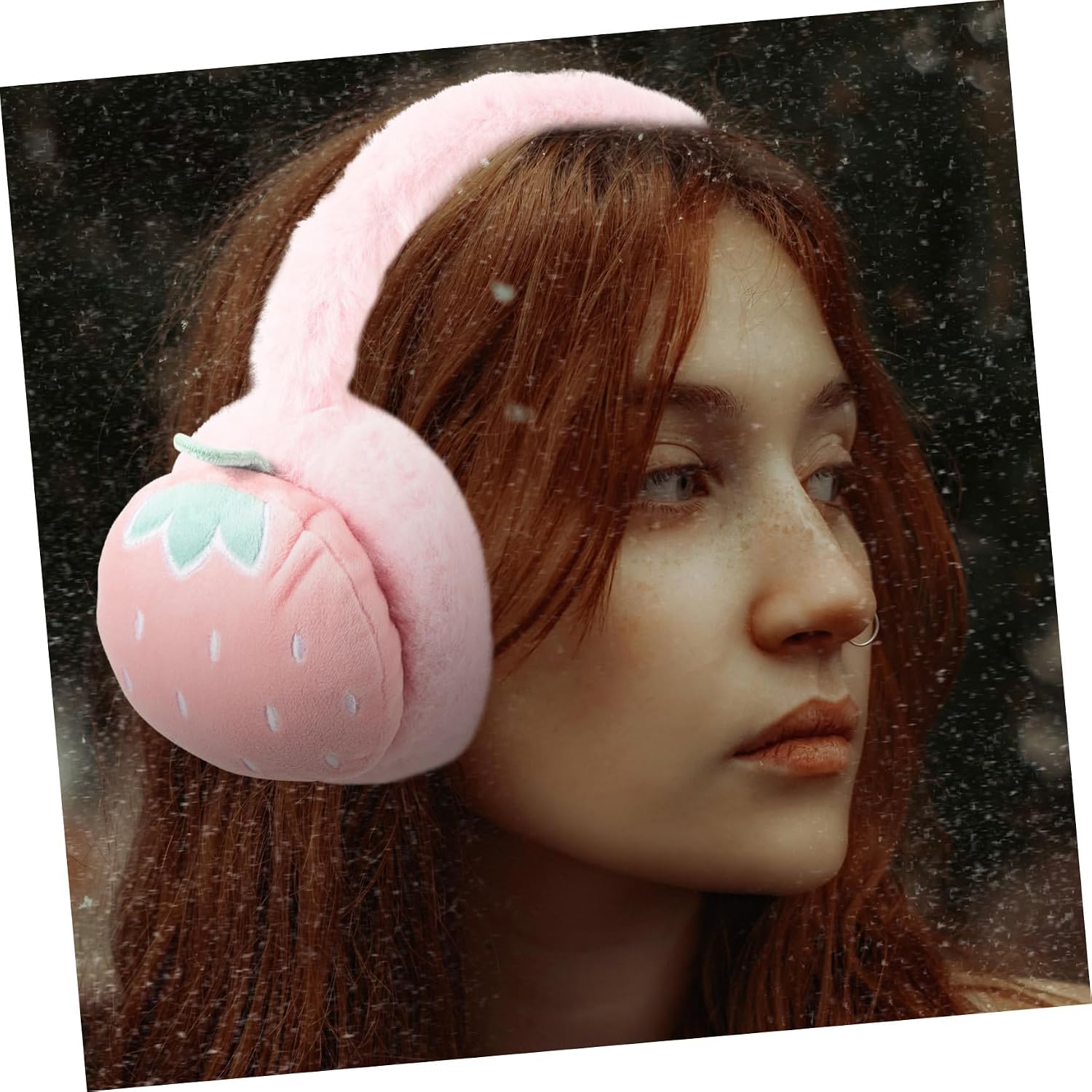 Cute Furry Earmuffs Headband Ear Muffs for Women Men Boys and Girls Winter Warm Ear Muffs