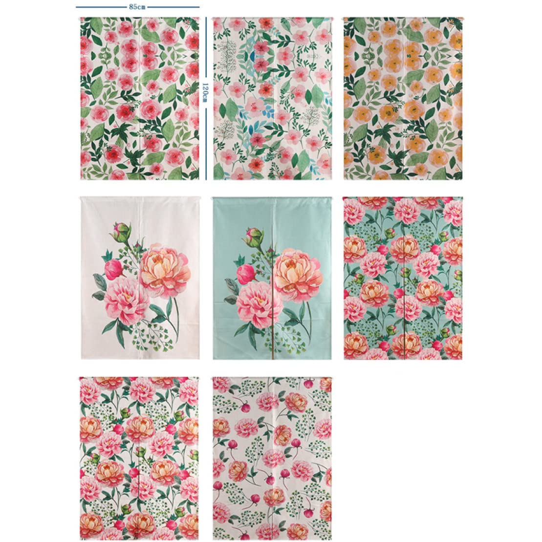 Amazon.co.jp: CFGZC のれん おしゃれ 北欧 ロング 85*90cm 暖簾 120