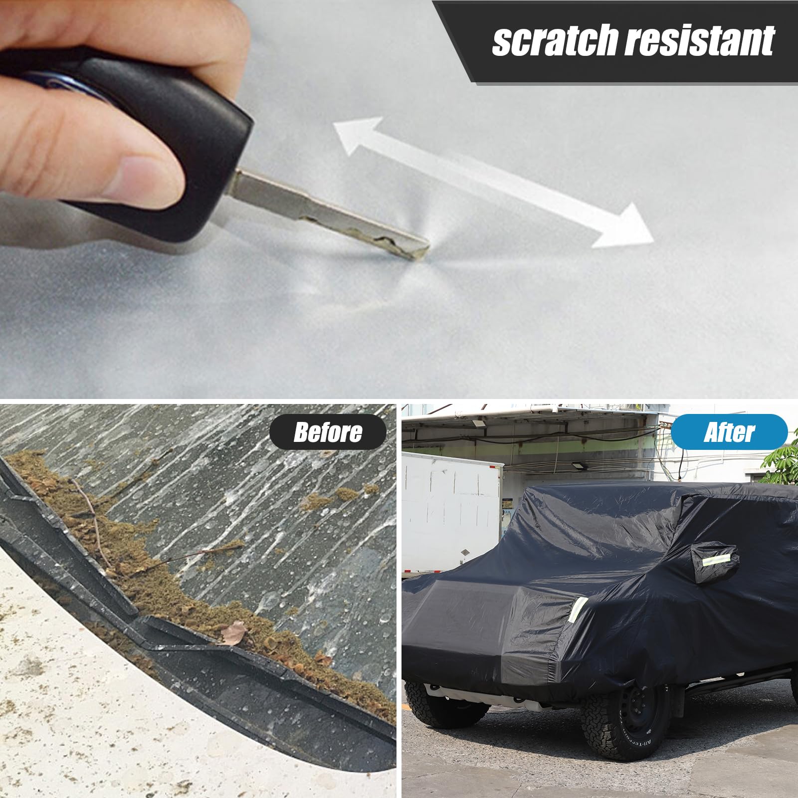 Tumukiw for INEOS Grenadier Exclusive Car Cover All Weather Waterproof Universal in All Seasons Snowproof Rainproof Premium Car — view 3