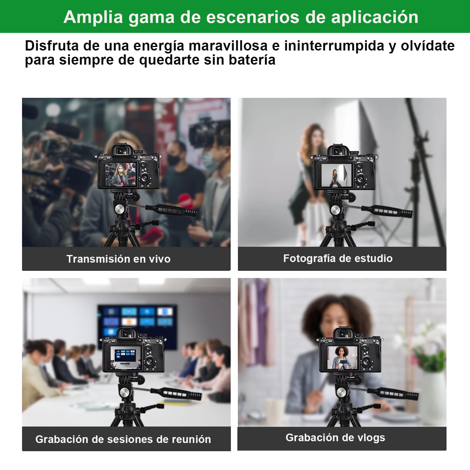 NP-FZ100 Kit de Batería Dummy Fuente de Alimentación Kit Adaptador AC para Sony Alpha A6600, FX3, A7 III, A7R3, A7R IV, A7S III, A9, A9R, A9S, A7C, A1 Cámaras, Sustituye a la Batería BC-QZ1