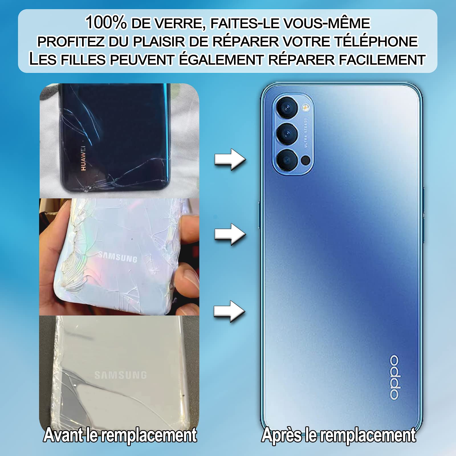 CACHE BATTERIE VITRE Arrière Black Brown pour OPPO Reno 12 5G EUR 30,99 - FR
