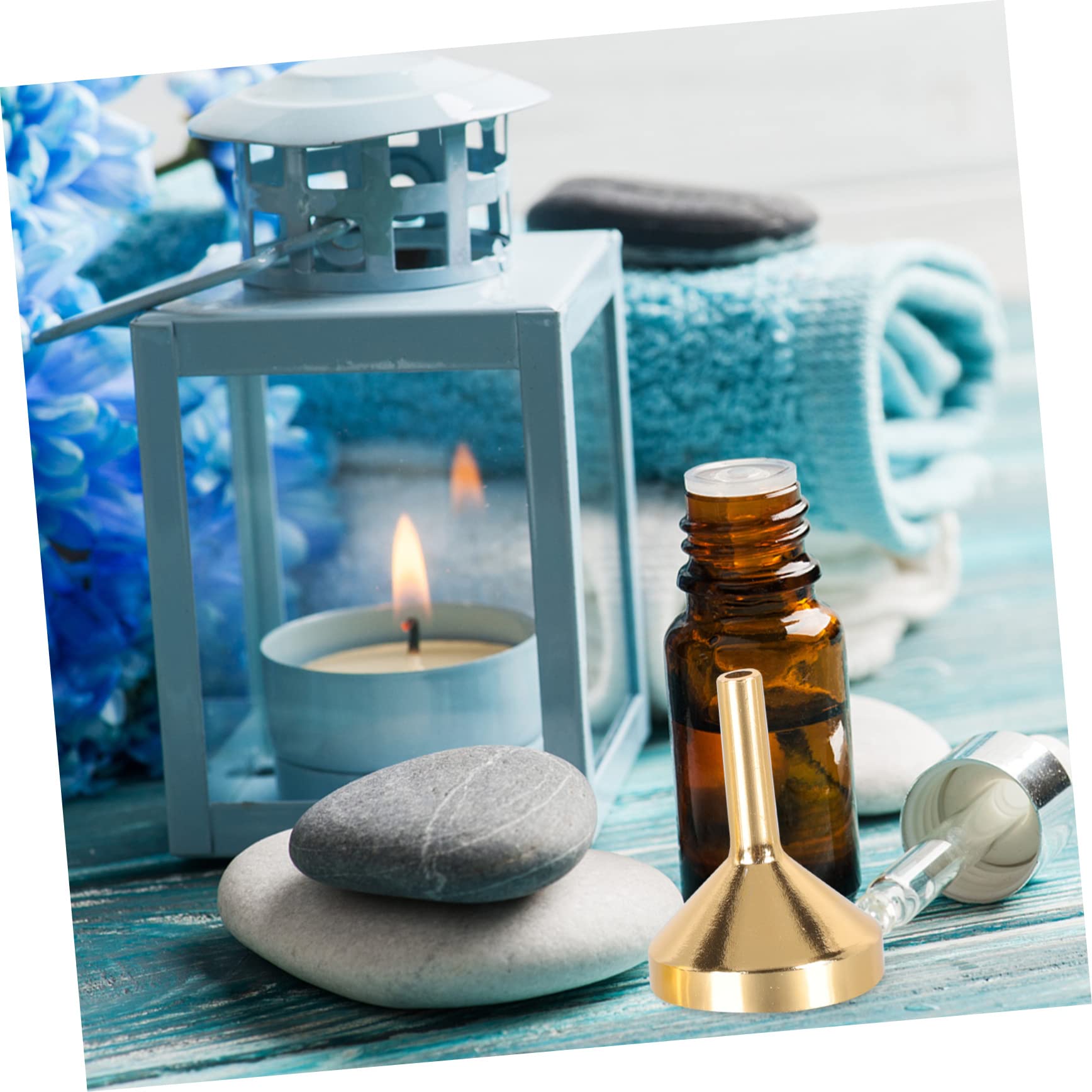 MAGICLULU 5juegos Embudo Para Rellenar Perfumes y Líquidos Goteadores Para Viajes y Almacenamiento De Fragancias