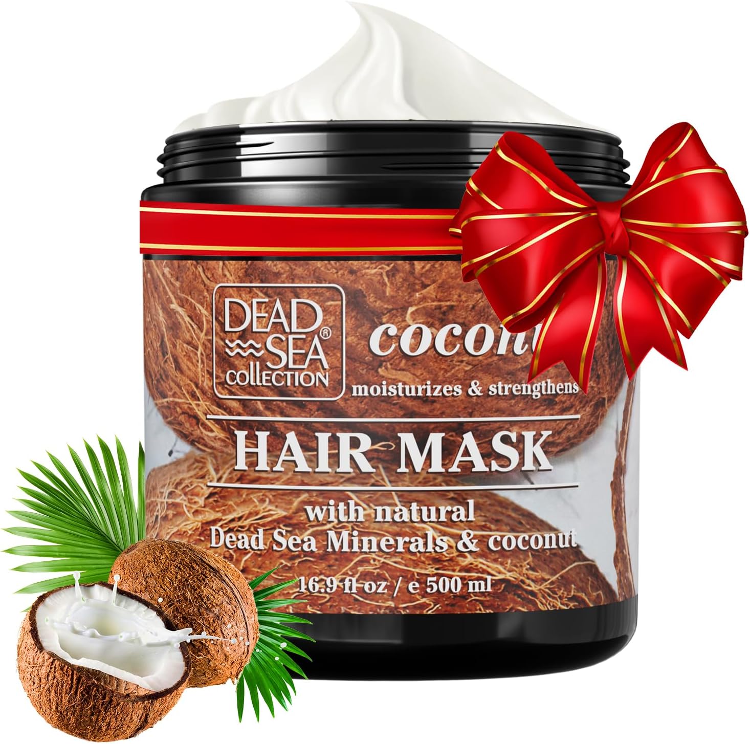 Dead Sea Collection Coconut Hair Mask - Repair, Strengthening and Hydrating f...