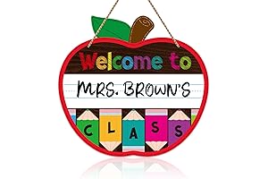 Personalized Welcome to Our Classroom Sign with Custom Teacher Name