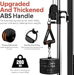 Gym Exercise Handles, Replacement Handle Attachments for Cable Machine Pulleys, Resistance Band and Strength Trainer, Pull Down Workout Accessories, Home Gym Add On Equipment