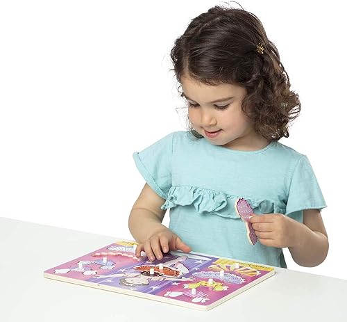 Miniatura 2 de Melissa  Doug Ballerina Dress-Up Mix n Match Peg Puzzle