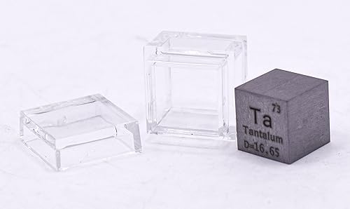 Miniatura 114 de Cubo de metal cobalto de 0.39 pulgadas (0.394 in) hasta un 99.9% puro elemento de tabla periódica de densidad grabada, colección de bloques