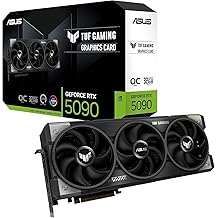 ASUS TUF Gaming GeForce RTX 5090 OC Edition 32GB GDDR7 Gaming Graphics Card (Nvidia GeForce RTX5090, 3.6 Slot Design, PCIe 5.0, 2X HDMI 2.1b, 3X DisplayPort 2.1a, TUF-RTX5090-O32G-GAMING)
