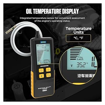 Engine Oil Tester Engine Lubricating Oil Analyzer Hose Probe Detection Tool