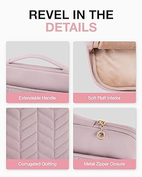 Amazon.com: BAGSMART 13-14 inch Laptop Sleeve with Handle