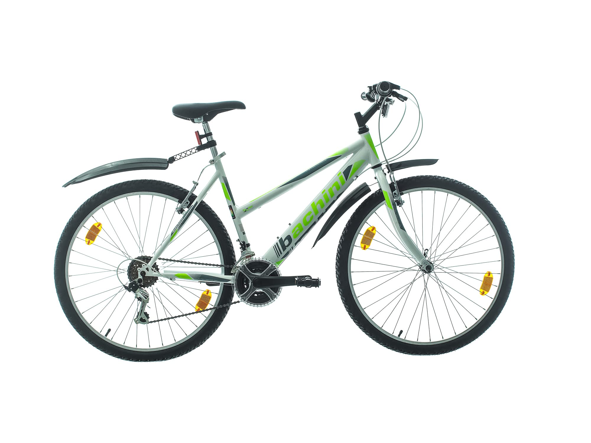 Multibrand 6th Sense 26 Pouces, Vélo de Montagne en Aluminium, 18 Vitesses, Freins V-Brake, Vélo pour Filles et vélo pour Femmes, adapté aux Personnes mesurant Entre 155 et 175 cm