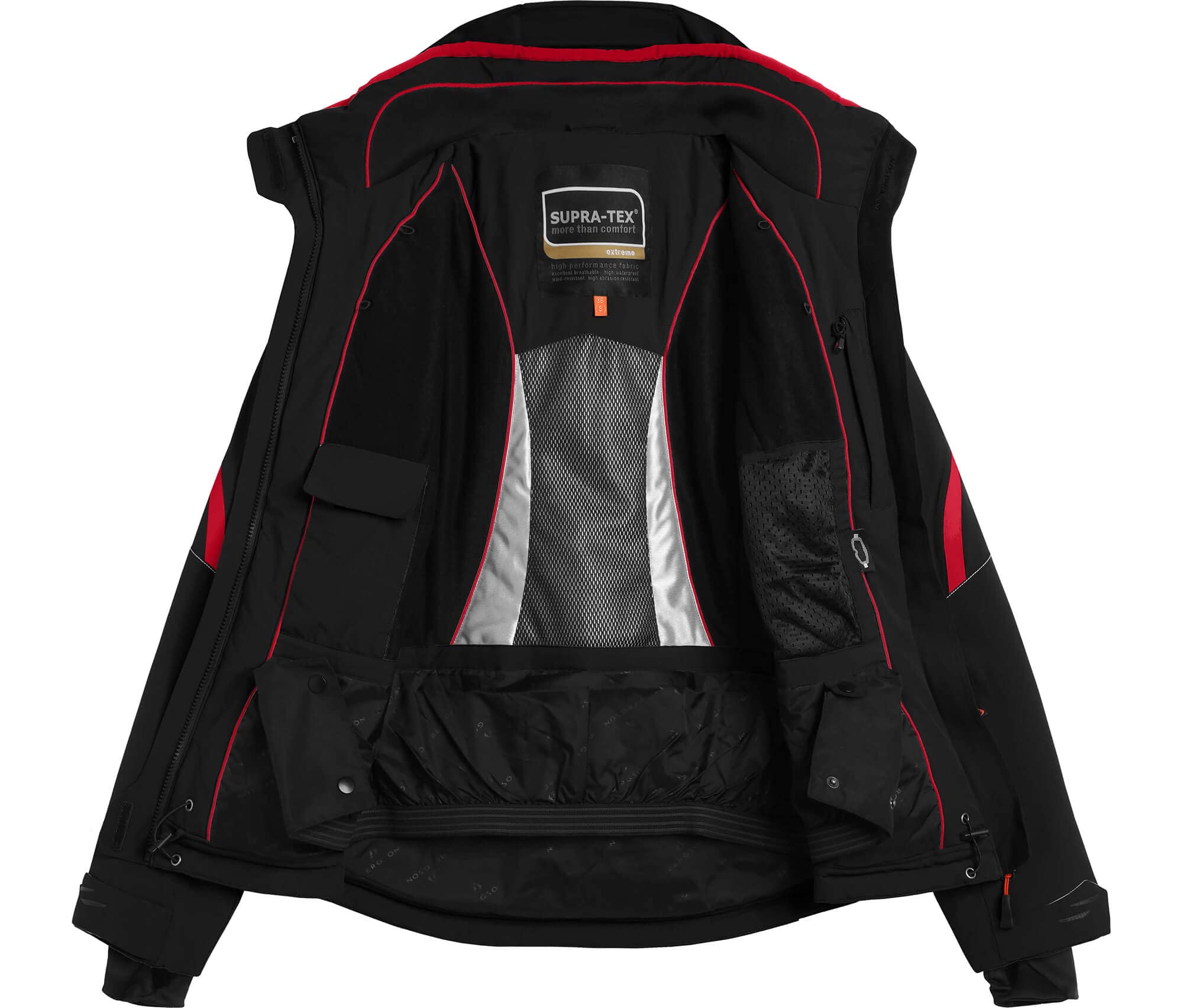 Bergson SNOWTASTIC | Damen Skijacke - Sportliche Damen Skijacke mit Supra-Tex 20.000 Membran, Normal-/Kurz-/Langgrößen, 100% wasserdicht (20.000 mm Wassersäule) & verschweißte Nähte, Winddicht & höch