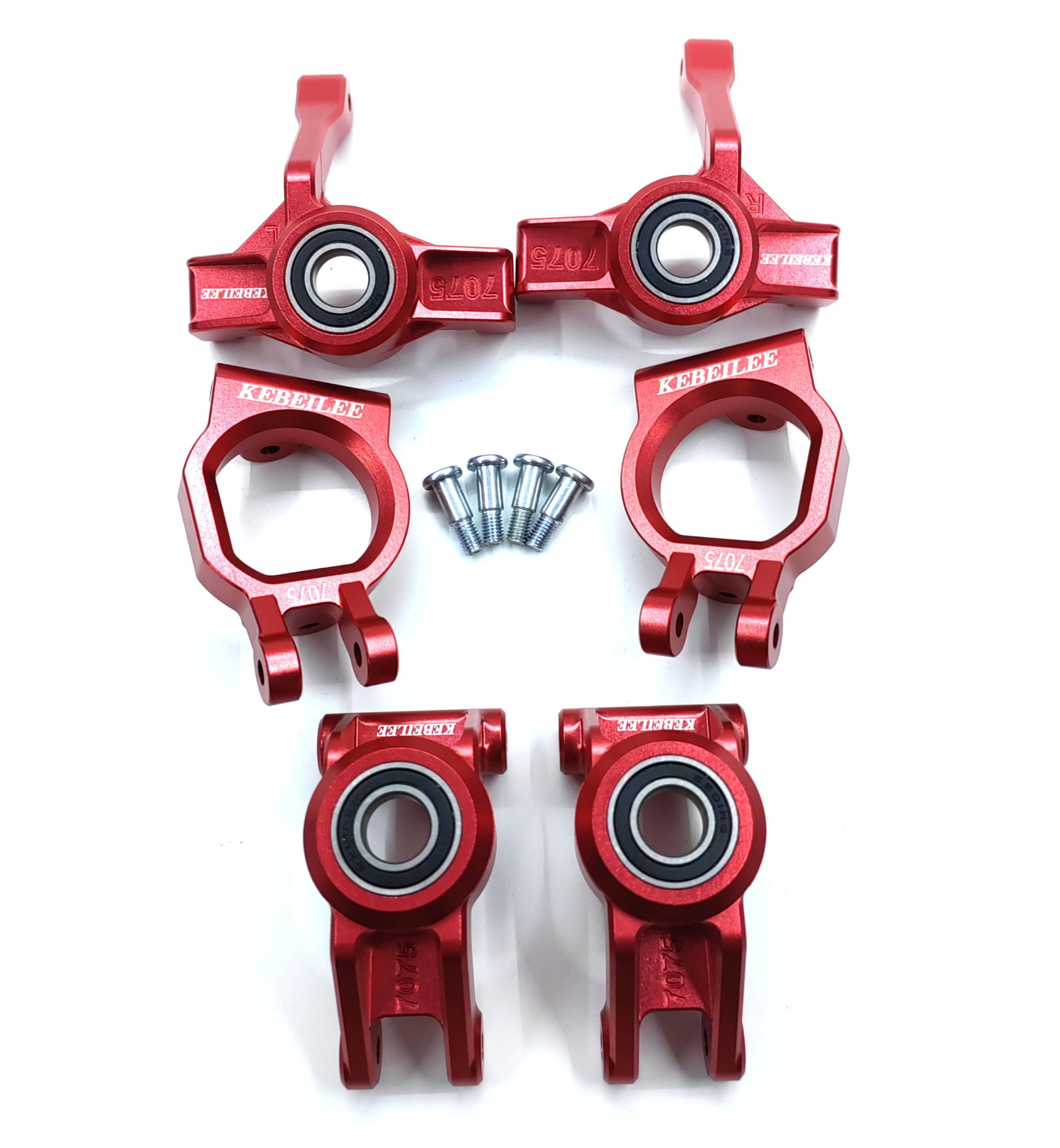 CNC Aluminum Steering Spindle Hub Set For LOSI 1/5 Desert Buggy DBXL DBXL-E MTXL RC Cars