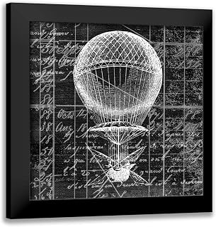 ArtDirect - Robertson, Walter 15x15 Black Modern Framed Art Print Titled: Up And Away 4