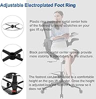 Vista 10 de Silla de dibujo de oficina, silla alta ergonómica de escritorio de oficina, silla de escritorio ajustable de pie, silla ejecutiva para computadora