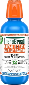 TheraBreath Fresh Breath Oral Rinse Icy Mint