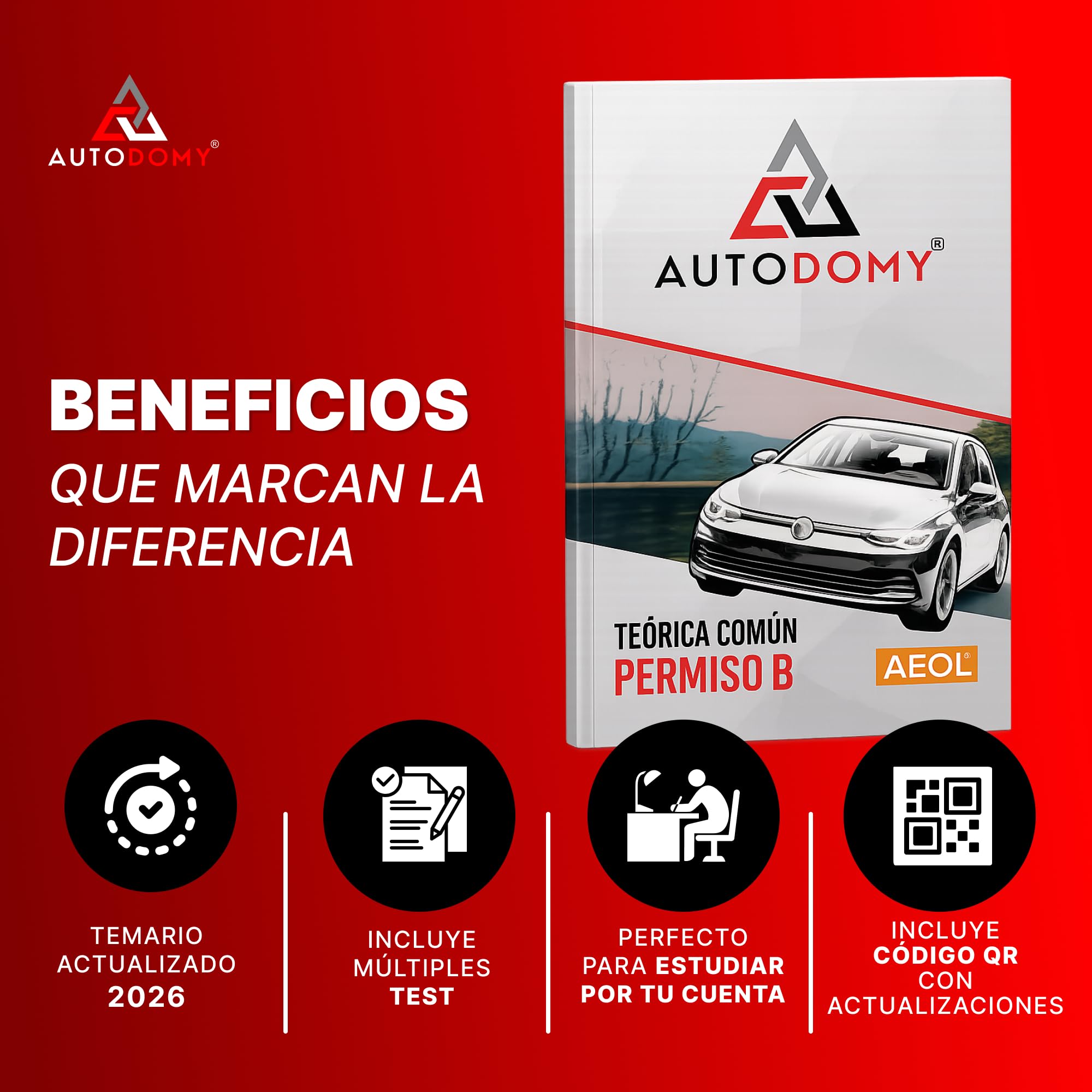 Autodomy AEOL Manual Permiso B. Teórica Común 2026
