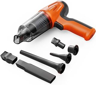 Ambrane 12kPA Powerful Suction 80W Wireless Hand Vacuum & 95000 RPM Air Blower 2in1 Wireless Vacuum Cleaner, BLDC Motor HE... Price In India