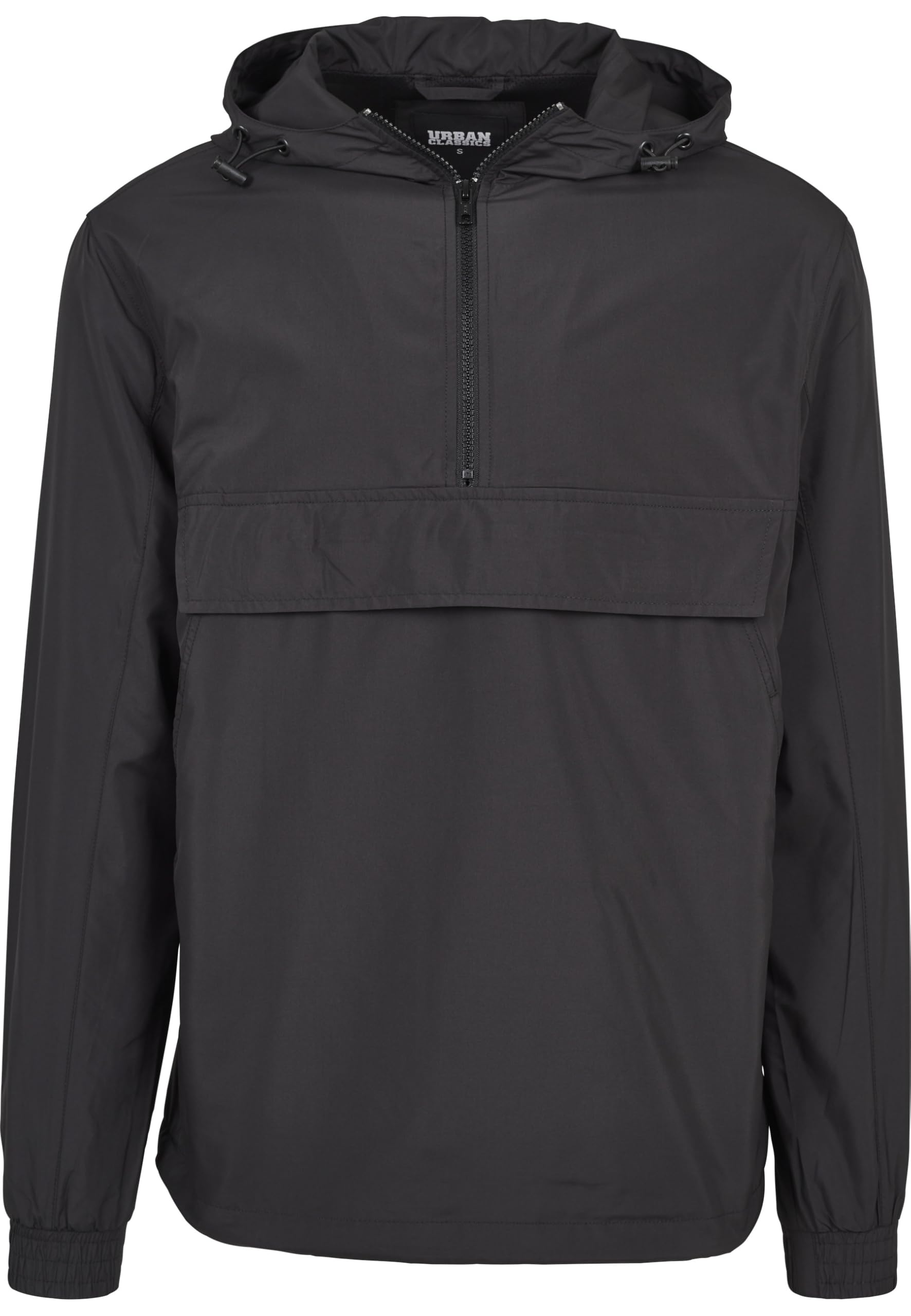 Urban Classics Men's Noir Parka Urban Classic Basic Pull Over