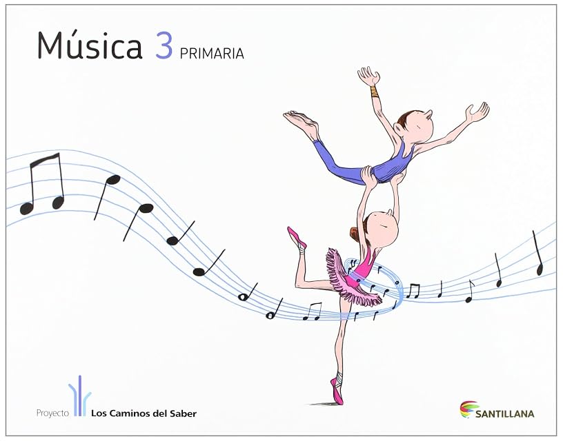 Portada de Musica + Cd los Caminos Saber Ed 2012 3º Primaria