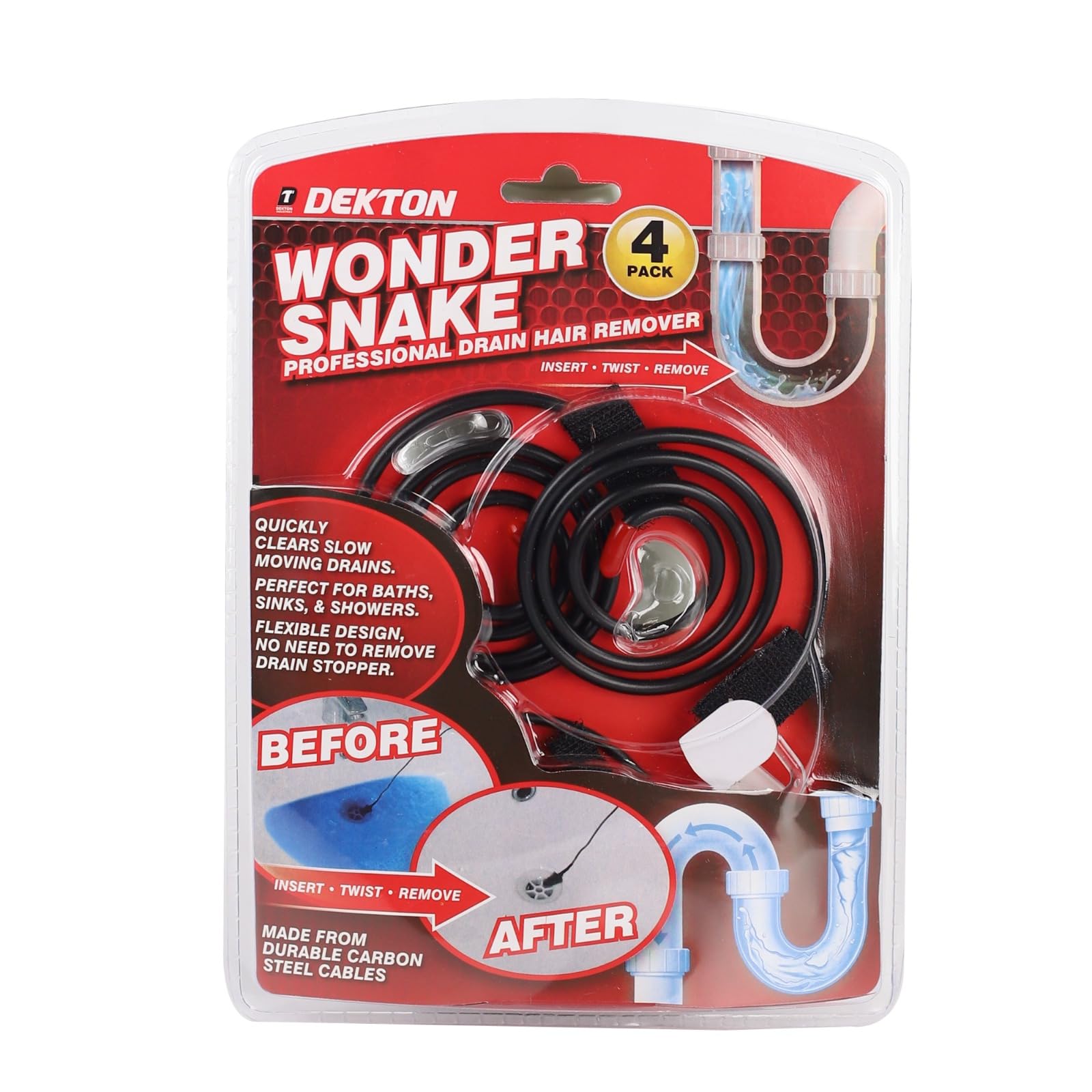 Dekton  Black Wonder Snake 4 Piece Set, Sports Direct