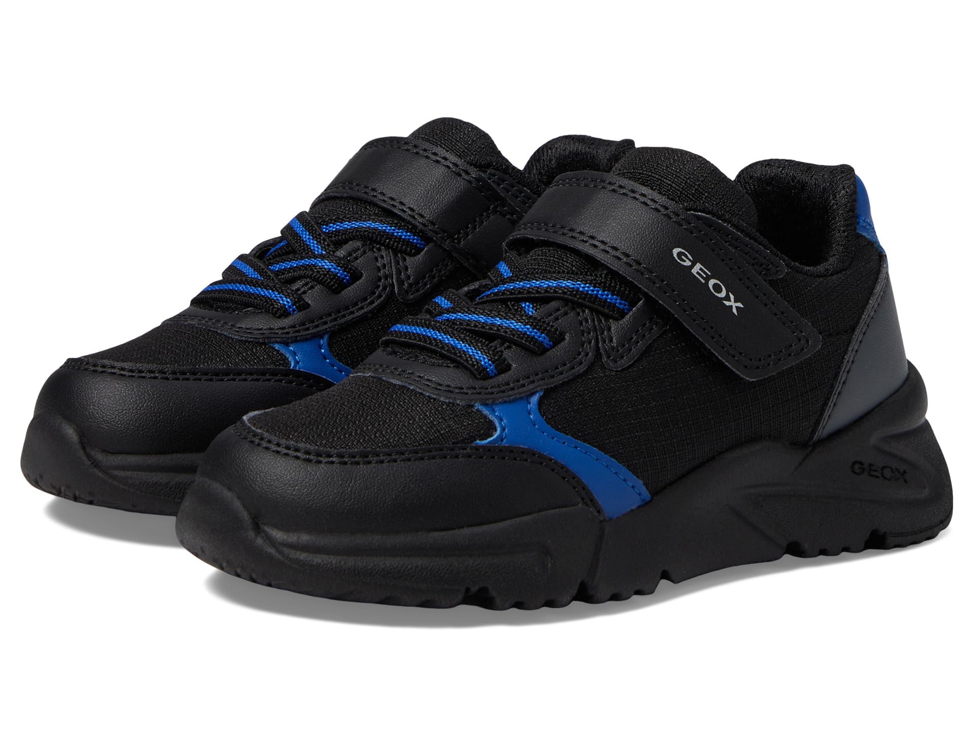 Geox J Loftus BOY B Sneaker, 6 UK Child Black