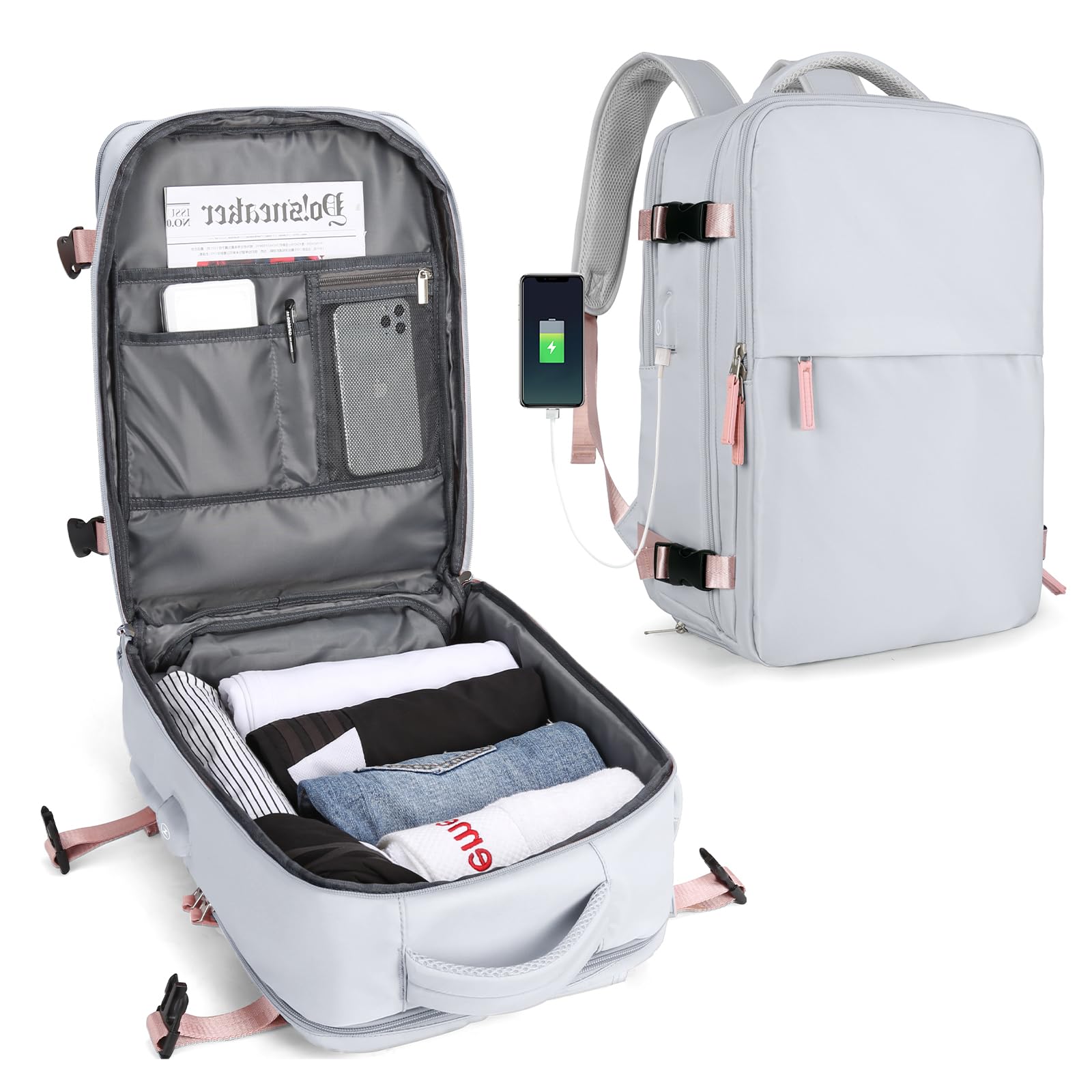 Amazon.co.jp: キャビンバッグ 40x20x25 機内持ち込み用リュックサック