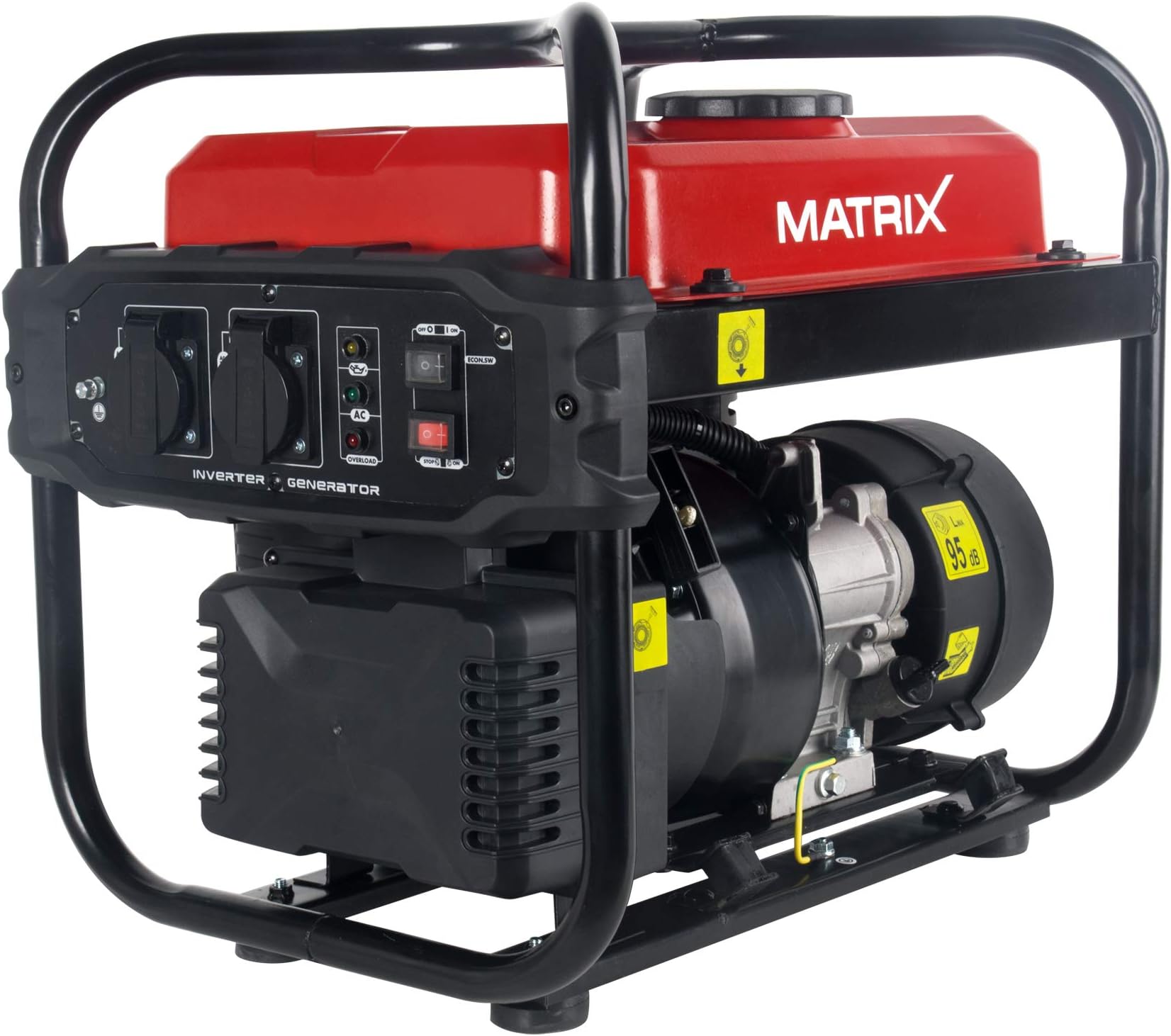 Matrix Notstromaggregat Benzin leise 2000 Watt Inverter Stromerzeuger ...