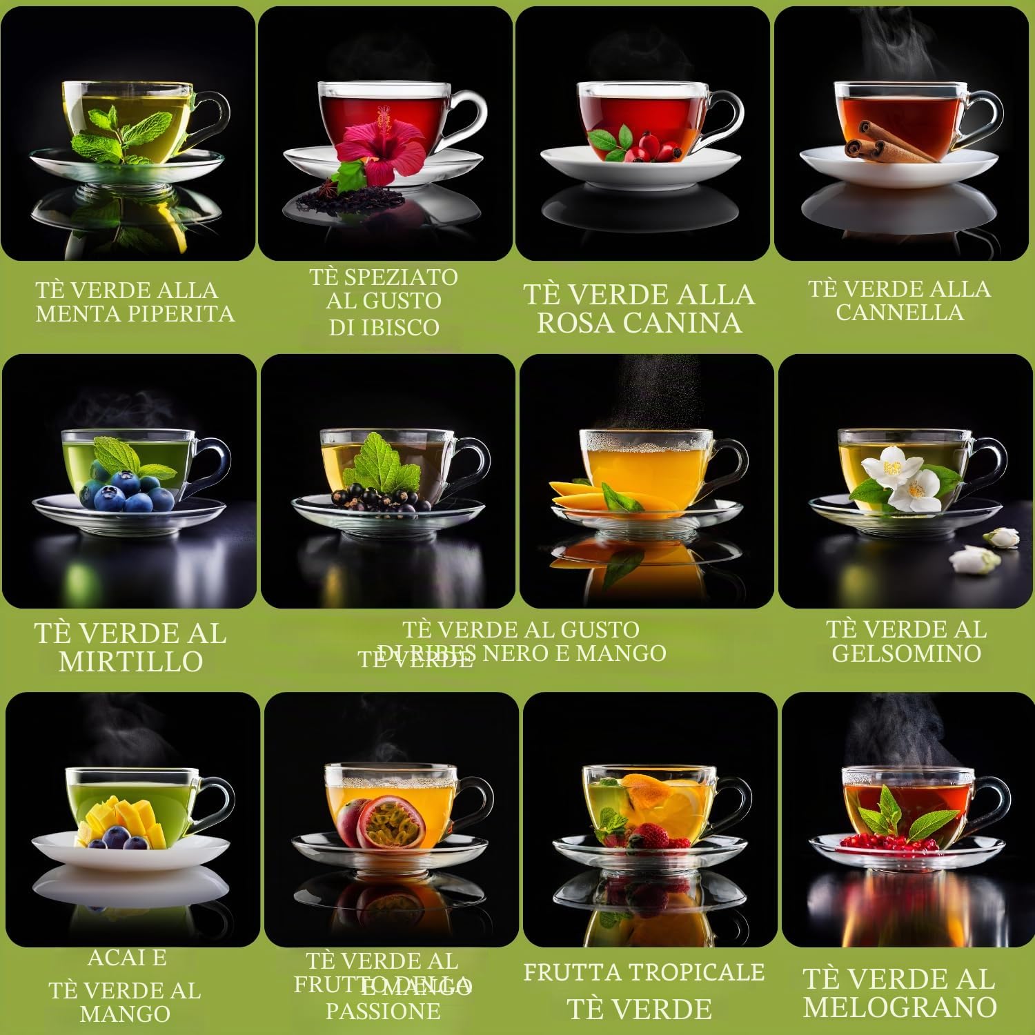 TILZ COLLECTION Calendario dell'Avvento 2025 per uomini e donne, 2 x 24 giorni di selezione di tè aromatizzato | Tè alle erbe, frutta e spezie | Set per il tè natalizio