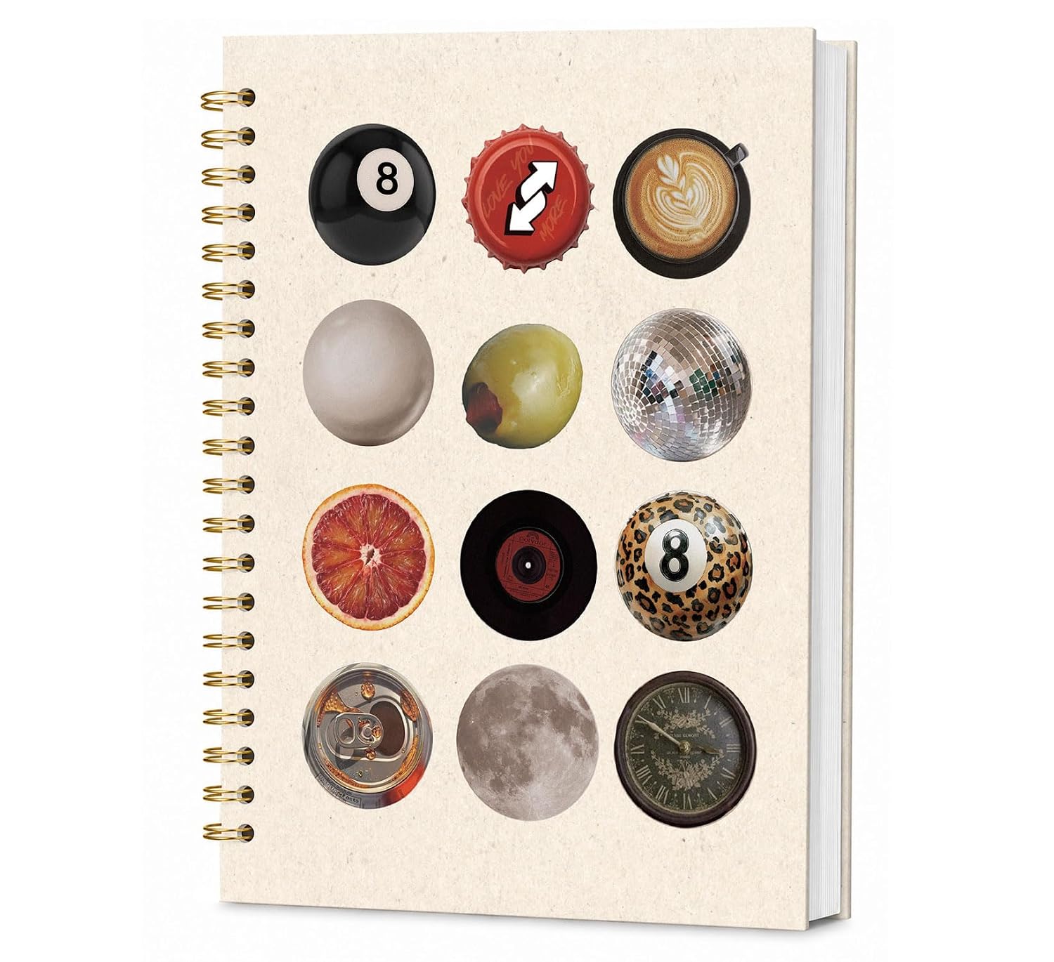 Cute Preppy Y2K Spiral Notebook,Y2k School Supplies,Cute Composition Leopard Journal Girly Notebook for Teens Girls Back to School Supplies for College Student Work School Study,5.5x8.3