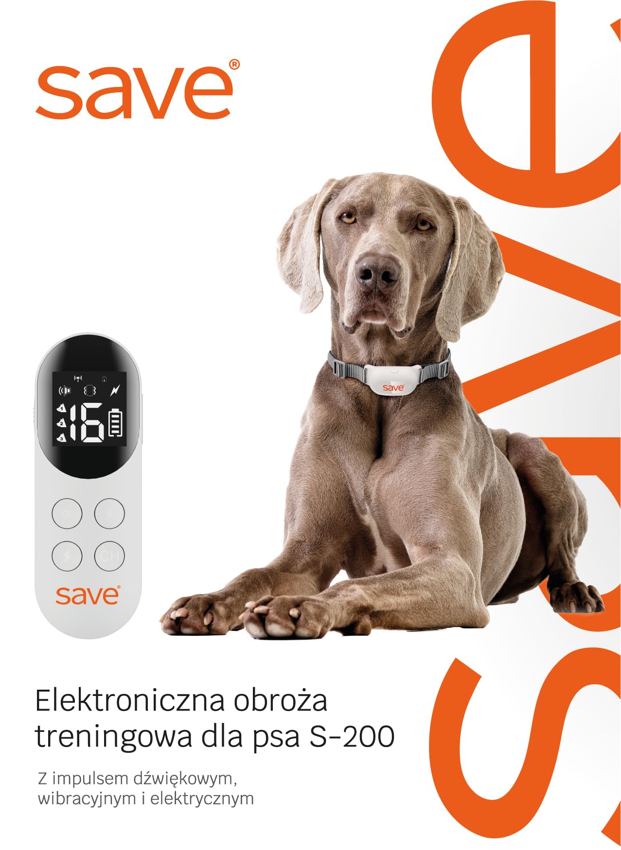 Collare di salvataggio elettrico per cani - Allenamento con telecomando, portata 800 m, lampada a LED