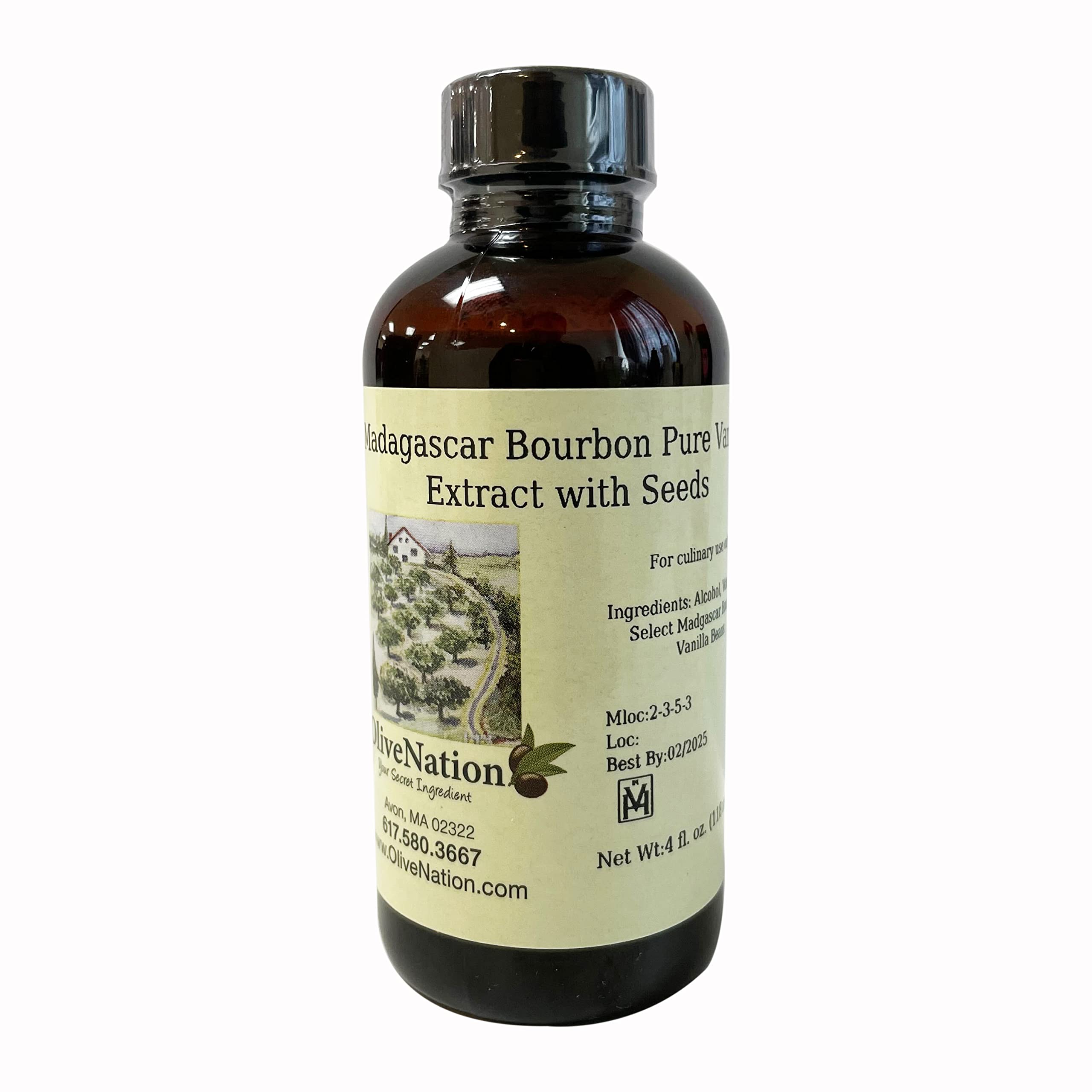 Madagascar Pure Vanilla Extract With Seeds - 5 gal - Perfect For Ice Cream - Whipped Cream -