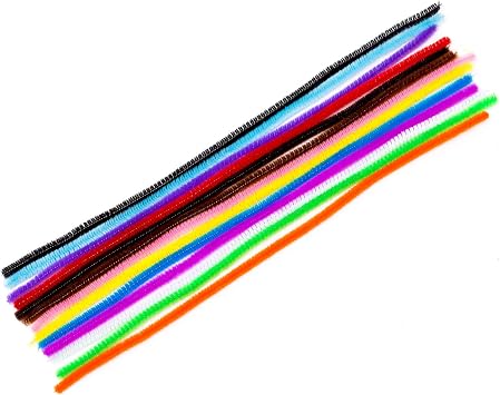 Kkbestpack 20 Colors 300 Pcs Pipe Cleaners Craft Chenille Stems for Kids DIY Art Creative Craft Decorations 6 mm x 12 Inch Assorted Colors