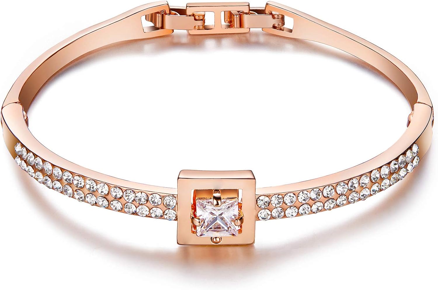 Menton Ezil Spiritual Guidance Crystal Bangle Bracelets for Women Girls