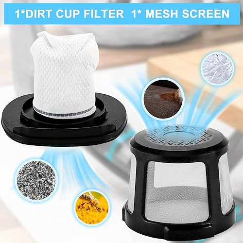 Miniatura 5 de Reemplazo del filtro 3061 para aspiradora inalámbrica Bissell AdaptPowerlifter Ion 2286 2482 2387 Comparar con la parte # 1616323 1616322 1617684