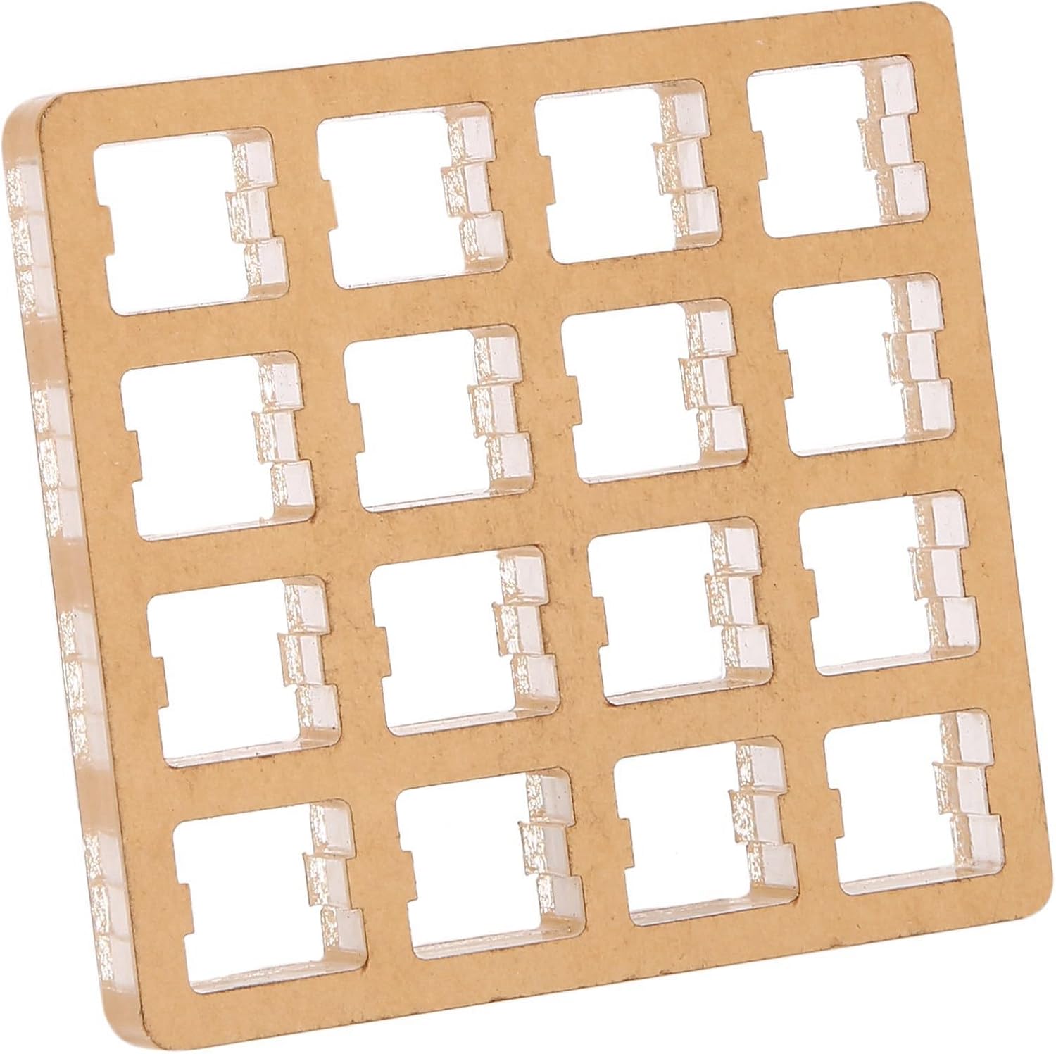 Portable Acrylic Folding Step Ladder - Transparent 1-Step Stool for Adults Ideal Small Chair for Indoor & Outdoor Use Perfect for Kitchen & Library (Blue)