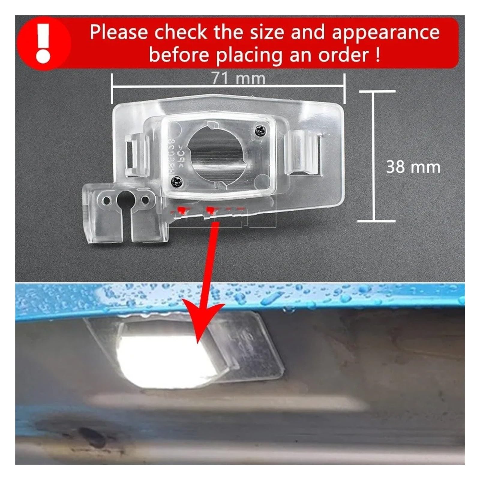 Caméra De Recul pour Mazda pour Hommage MK1 pour MX-5 (NB) MPV pour Premacy pour Protege 1998-2007 170 Degrés AHD Véhicule Fisheye Lentille Caméra Recul(AHD 1920x1080P 175)